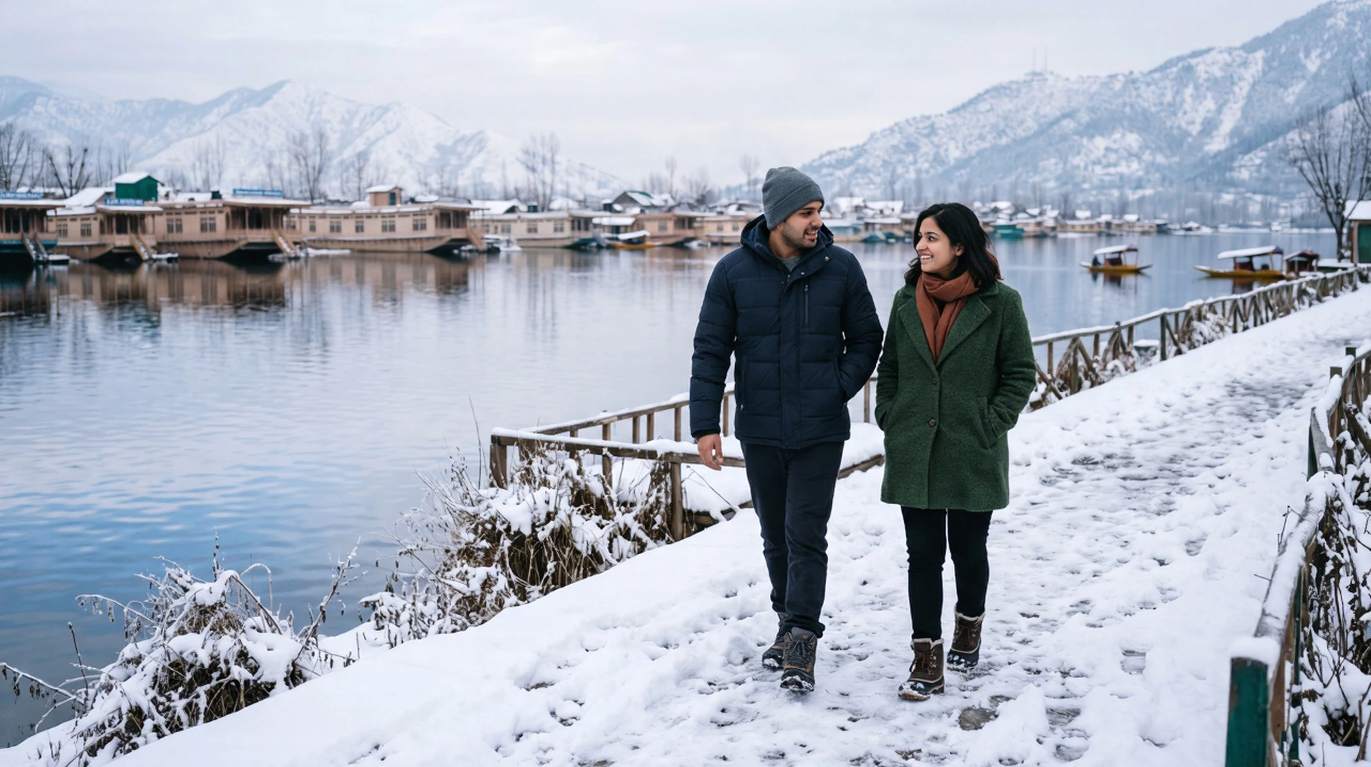 Kashmir in Winter: Is It Worth the Cold for Snow and Houseboats 4 Kashmir honeymoon packages