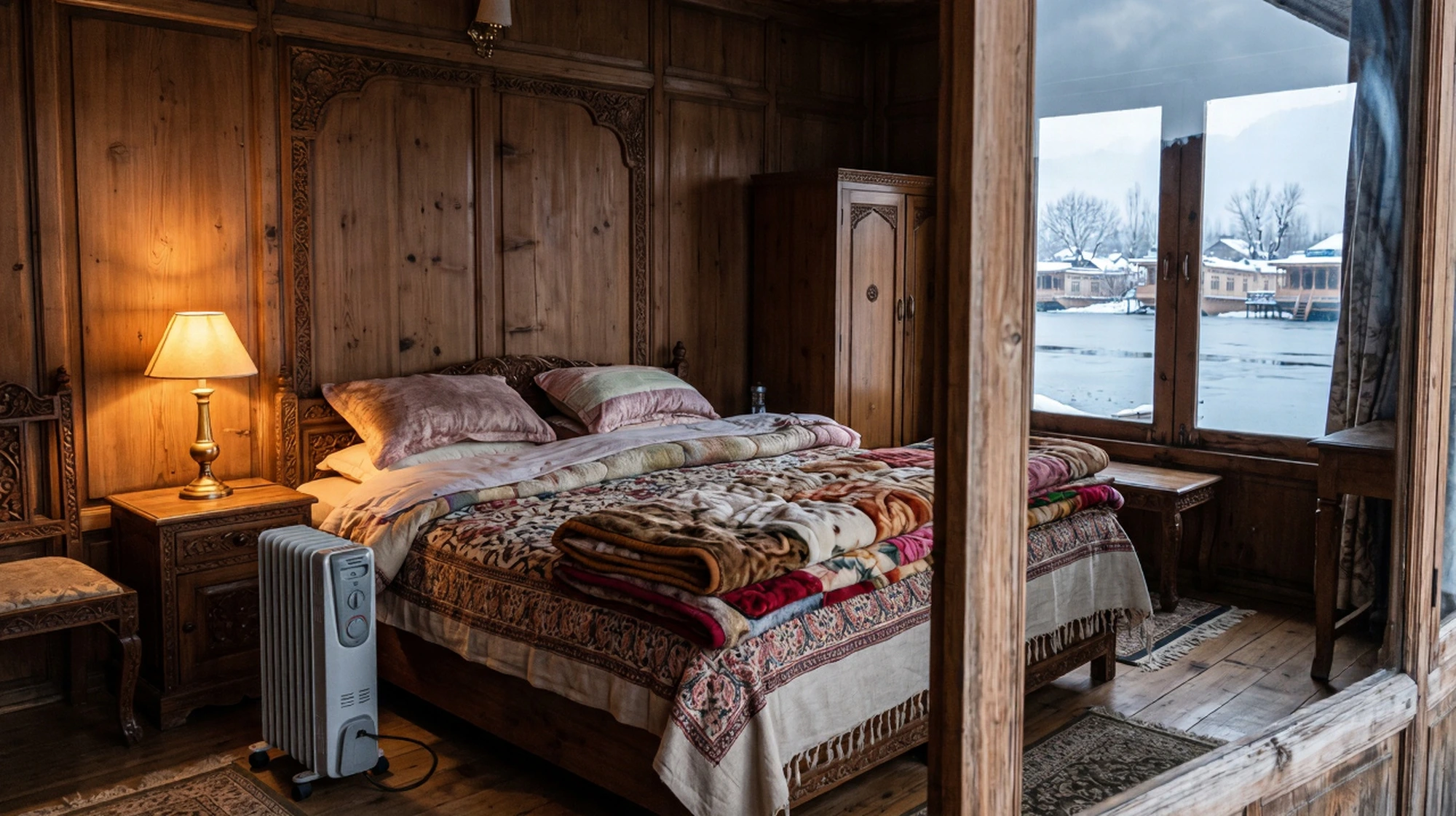 Kashmir in Winter: Is It Worth the Cold for Snow and Houseboats 3 Kashmir houseboat