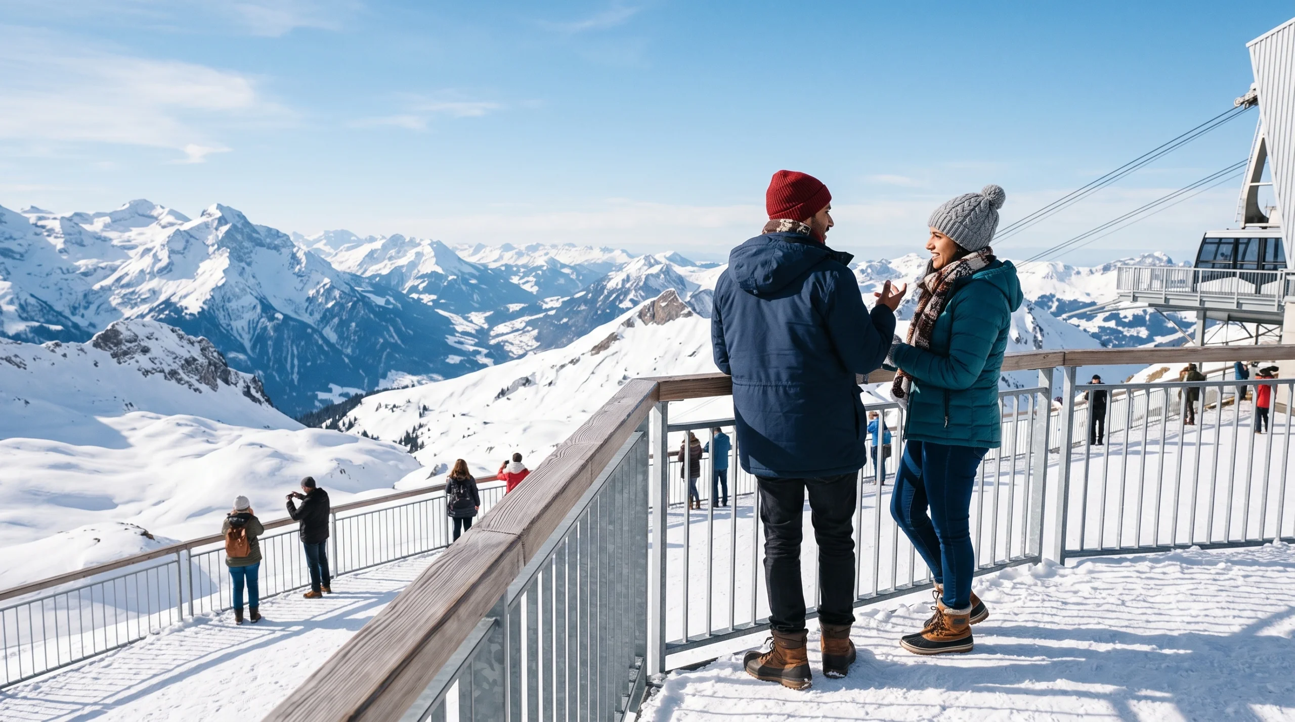 Switzerland Honeymoon Couple