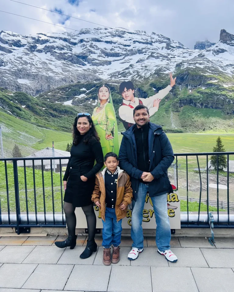 Home 12 Preetam and family, Naviora Journeys clients, at Mt Titlis